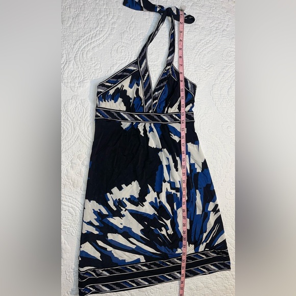 BCBGMaxazria Abstract Halter Dress Size XS - Picture 5 of 7
